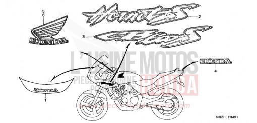 MARCHIO (CB600F22) CB600F22 di 2002
